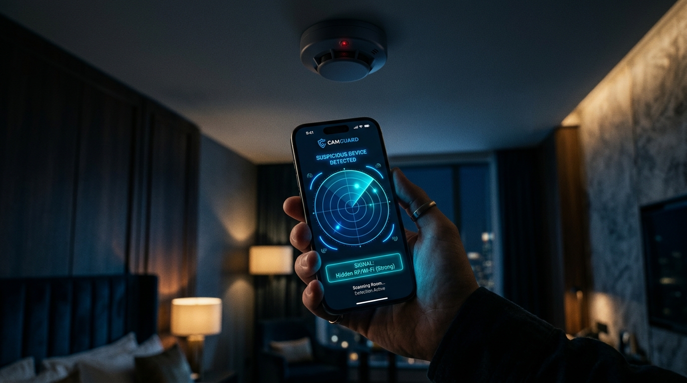 How to Detect Hidden Cameras in Hotels & Airbnbs Using Your Phone